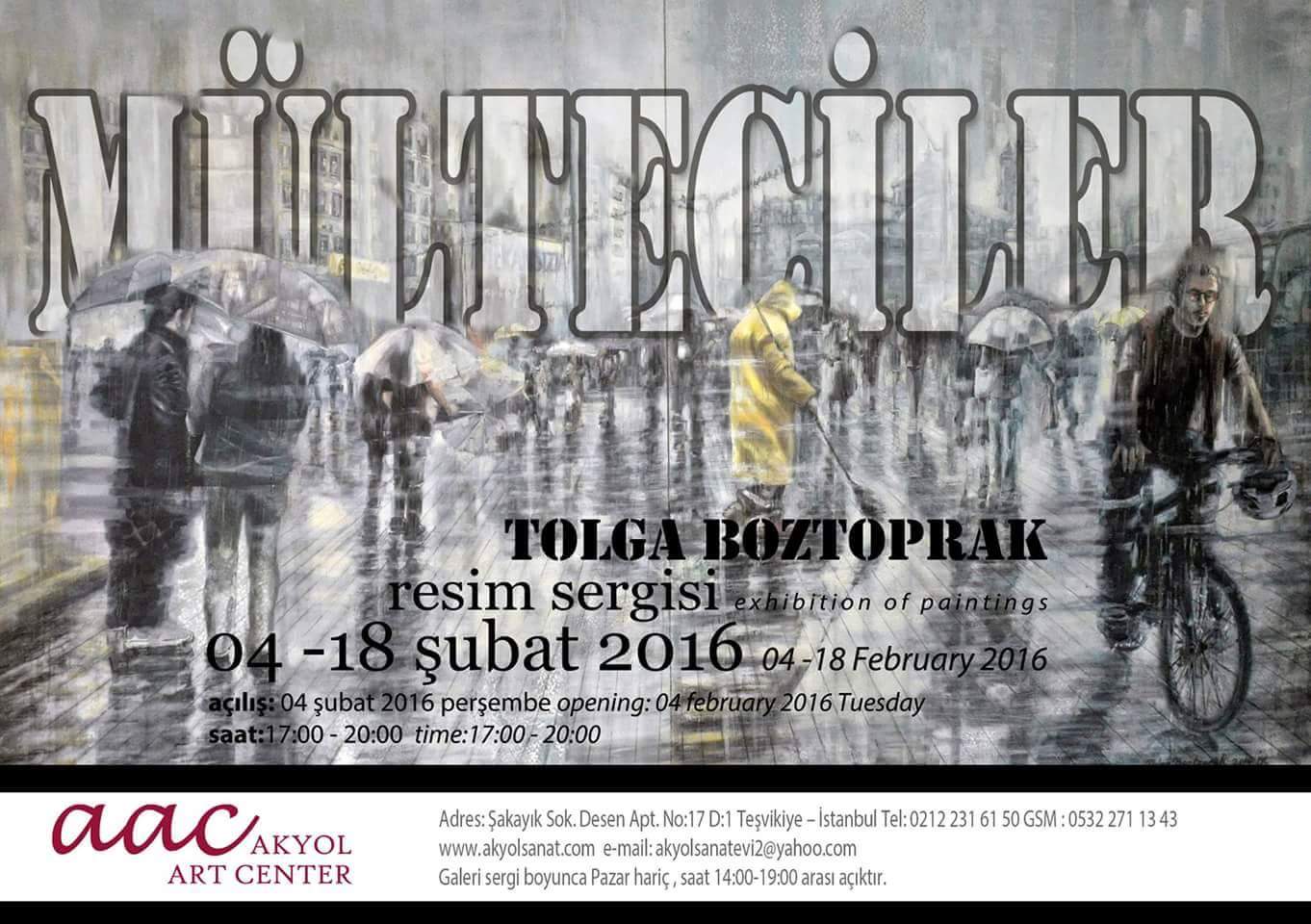 Resim Sergisi | Tolga Boztoprak 'Mülteciler'