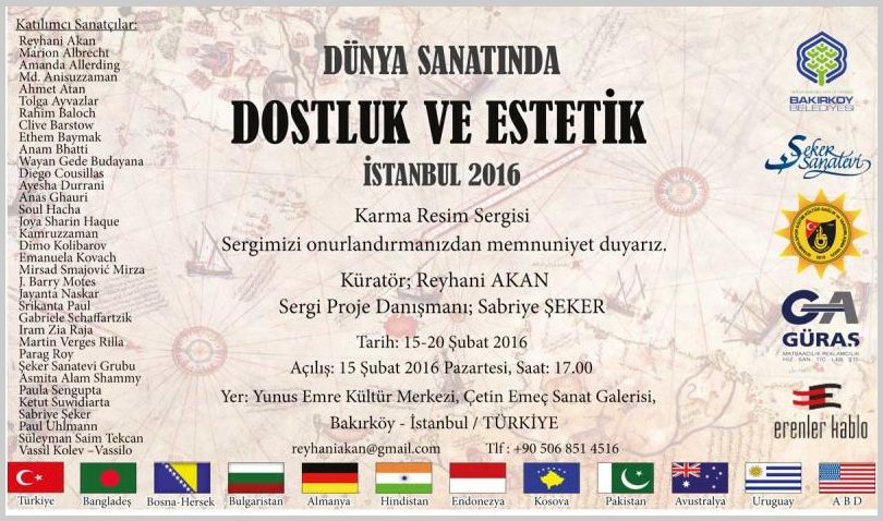 Karma Resim Sergisi | 'Dünya Sanatında Dostluk ve Estetik'