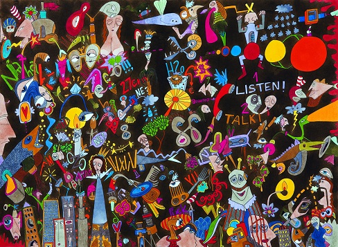 Pg Art Gallery Resim Sergisi & Mehmet Sinan Kuran 'ÜSTÜNDE NE VAR?'