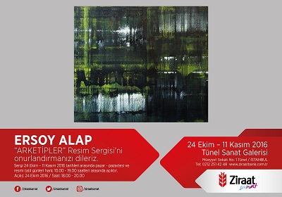 Ziraat Tünel Sanat Galerisi Resim Sergisi – Ersoy Alap 'Arketipler