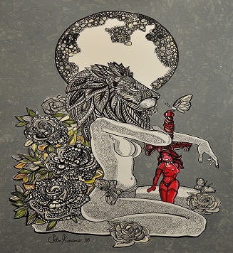 Derinlikler Sanat Merkezi Resim Sergisi - Selin Kandemir "Egosapiens" 1