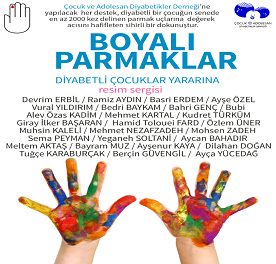 Abacı Sanat Galerisi Karma Resim Sergisi - 'Boyalı Parmaklar' Diyabetli Çocuklar Yararına