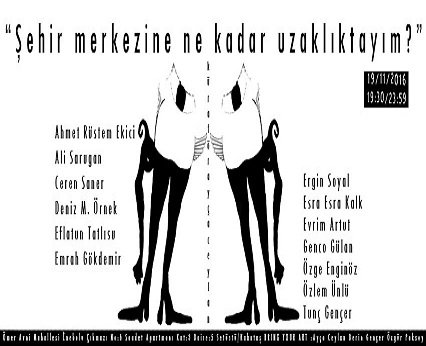 Bring Your Art‎ - 'Şehir merkezine ne kadar uzaklıktayım?'
