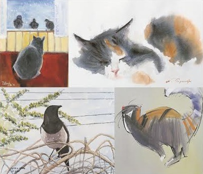 Ürün Sanat Galerisi Karma Sergi - 'KEDİLER, KUŞLAR, BALIKLAR' 1