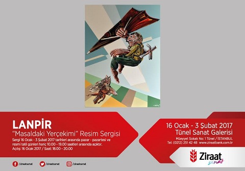 Ziraat Tünel Sanat Galerisi Resim Sergisi – Lanpir 'Masaldaki Yerçekimi'