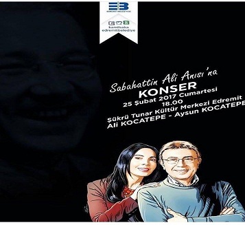 Şükrü Tunar Kültür Merkezi Edremit Sabahattin Ali Anısına Konser - Ali Kocatepe, Aysun Kocatepe 29 Şükrü Tunar Kültür Merkezi Edremit Sabahattin Ali Anısına Konser - Ali Kocatepe, Aysun Kocatepe