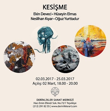 Derinlikler Sanat Merkezi Karma Resim Sergisi - 'Kesişme' 1