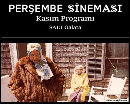 Salt Galata'da Perşembe Sineması Kasım Programı