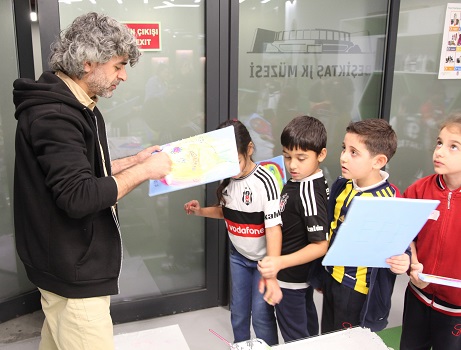Çocuklar Beşiktaş JK Müzesi’nde 'sanat' ile öğrenecek! 1