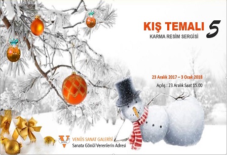 Venüs Sanat Galerisi Resim Sergisi - ''Kış Temalı Karma Resim Sergisi 5'' 1