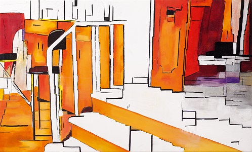 Galeri Miz Resim Sergisi - Yeşim Özkan Özyurtcu "Kimsesiz Mekanlar" 1