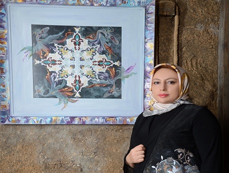 7 Art Gallery Tezhip Sanatı - Ensieh Najarian “Sessizlik Kırmak'' 1