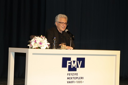 FMV Işık Okulları, Zülfü Livaneli'nin konferansına ev sahipliği yaptı