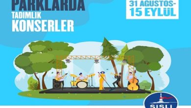 ŞİŞLİ PARKLARINDA MÜZİK ŞÖLENİ
