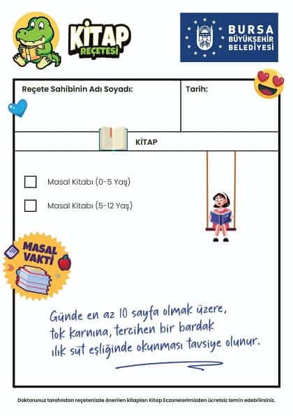 Kitap Eczanesi Reçete