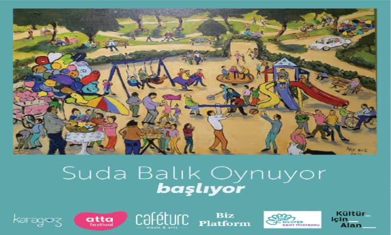 Suda balık Oynuyor