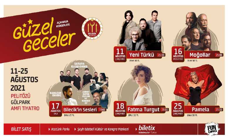 Açık Hava Konserleri Toplu Görsel