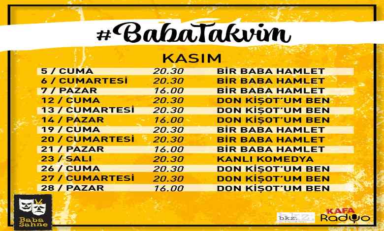 Baba Sahne - Kasim 2021
