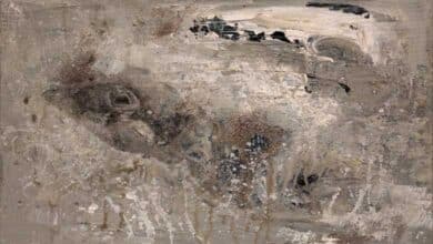Burçin Erdi, İsimsiz - Untitled, 2021, tuval üzerine karışık teknik - mixed media on canvas, 40x40cm - 3