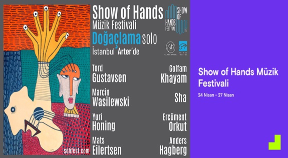 Show of Hands Müzik Festivali ARTER'de Başlıyor