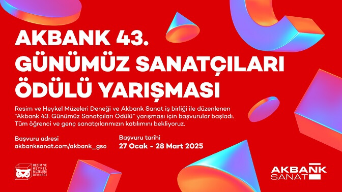 Akbank 43. Günümüz Sanatçıları Ödülü Yarışması İçin Başvurular Başladı