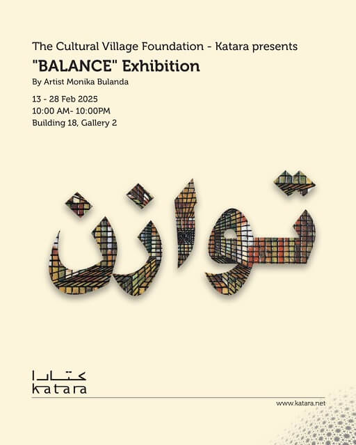 Monika Bulanda, 'Denge' Sergisi İle Katar'da