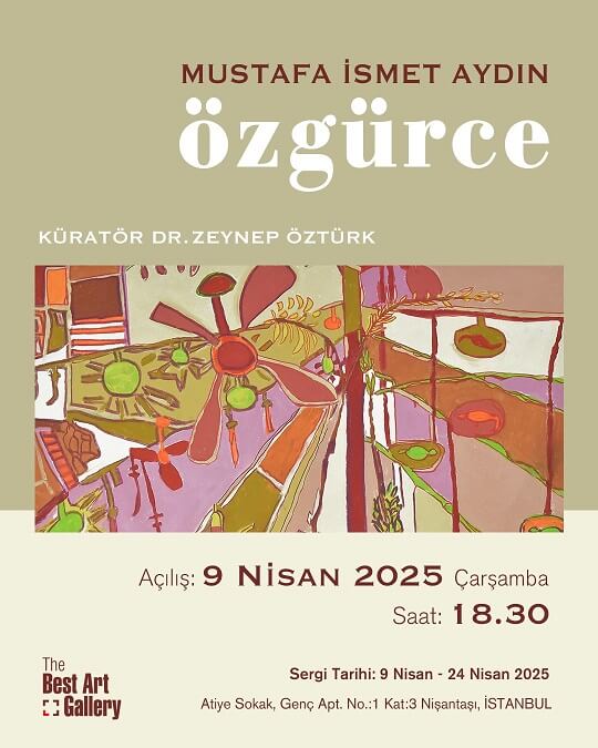 Mustafa İsmet Aydın, 'Özgürce' İle The Best Art Galeri'de