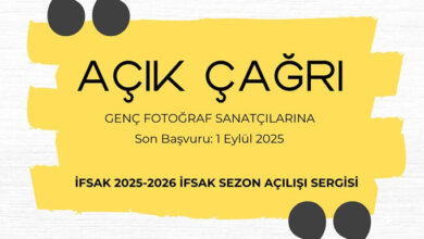 İFSAK Sezon Açılışı Sergisi İçin Açık Çağrı 51 İFSAK Sezon Açılışı Sergisi İçin Açık Çağrı