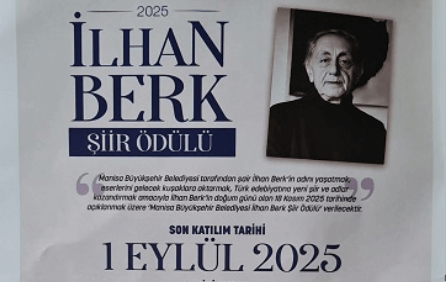 İlhan Berk Şiir Ödülü Başvuruları Devam Ediyor