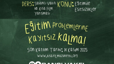 Sabancı Vakfı Kısa Film Yarışması Başvuruları Devam Ediyor 39 Sabancı Vakfı Kısa Film Yarışması Başvuruları Devam Ediyor