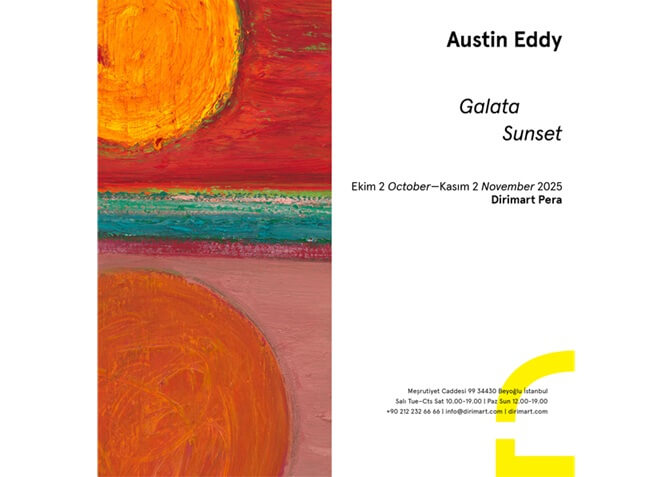 Austin Eddy, 'Galata Sunset' İle Dirimart Pera’da