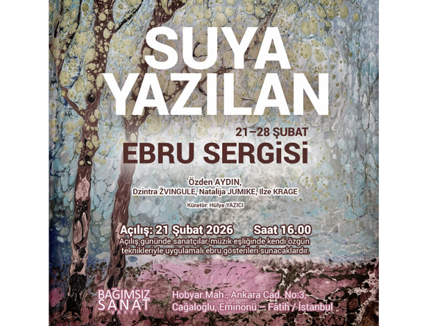 İki Kültürün Ebru Buluşması: 'Suya Yazılan'