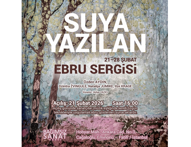 İki Kültürün Ebru Buluşması: 'Suya Yazılan'