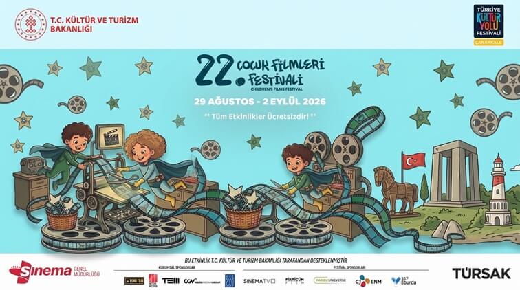 22. TÜRSAK ÇOCUK FİLMLERİ FESTİVALİ ÇANAKKALE’DE BAŞLIYOR