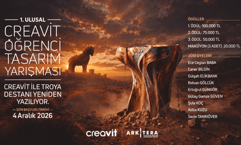 1. Ulusal Creavit Öğrenci Tasarım Yarışması İçin Başvurular Başlıyor!