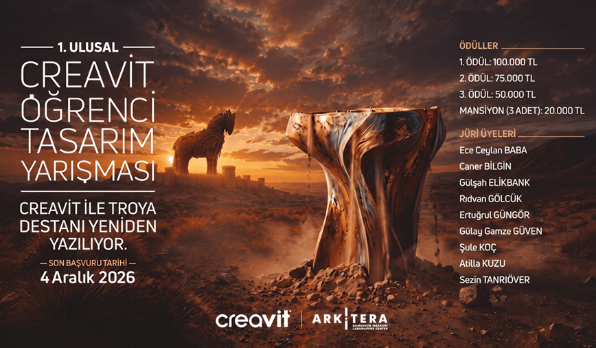 1. Ulusal Creavit Öğrenci Tasarım Yarışması İçin Başvurular Başlıyor!