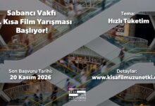 Sabancı Vakfı 11. Kısa Film Yarışması’nın Başvuruları Başladı