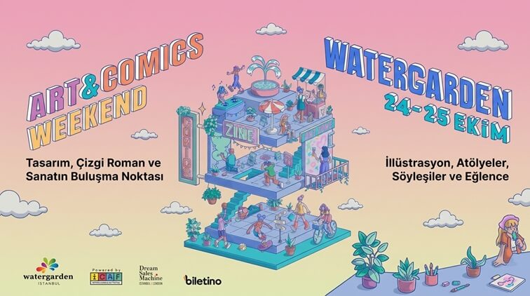 Watergarden Art & Comics Weekend’in Programı Belli Oldu