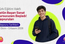 TEV Üstün Başarı Sanat Bursu Başvuruları Açıldı